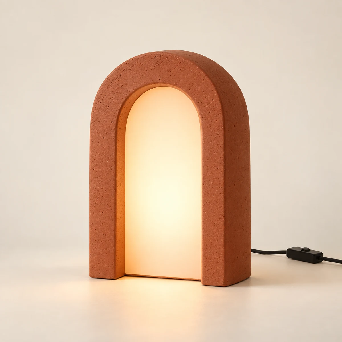 Cleo Arch Night Light in Terracotta